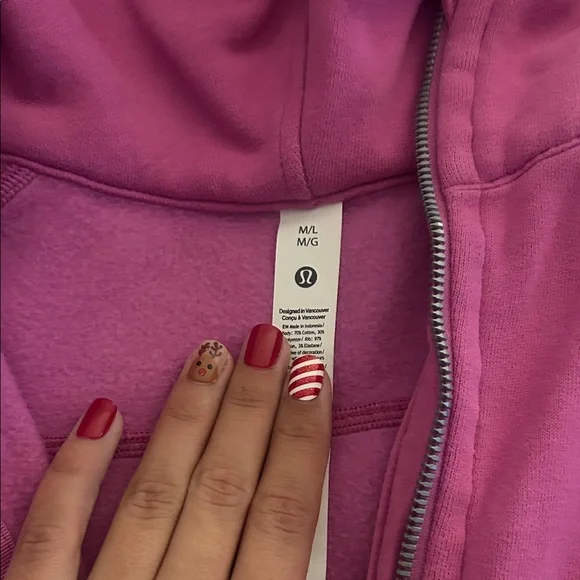 Lululemon pink scuba - Picture 3 of 4
